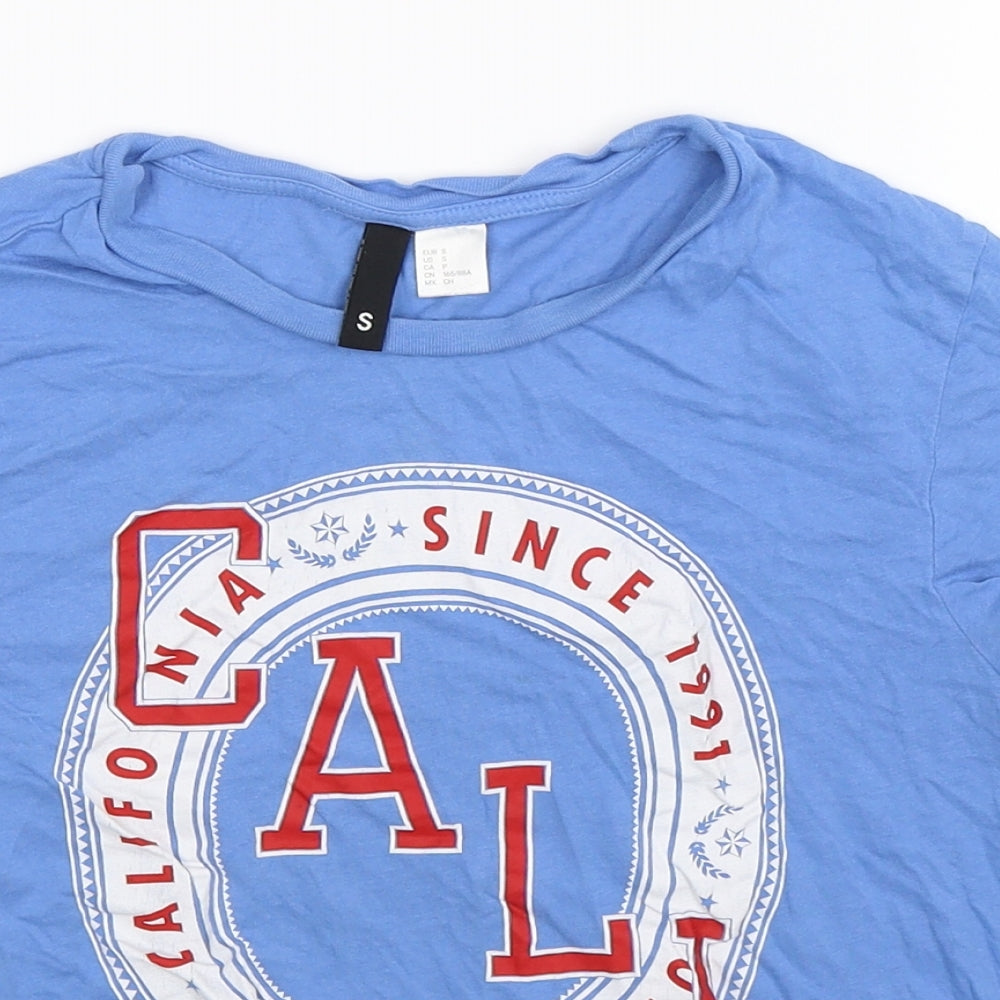 Divided Womens Blue   Basic T-Shirt Size S