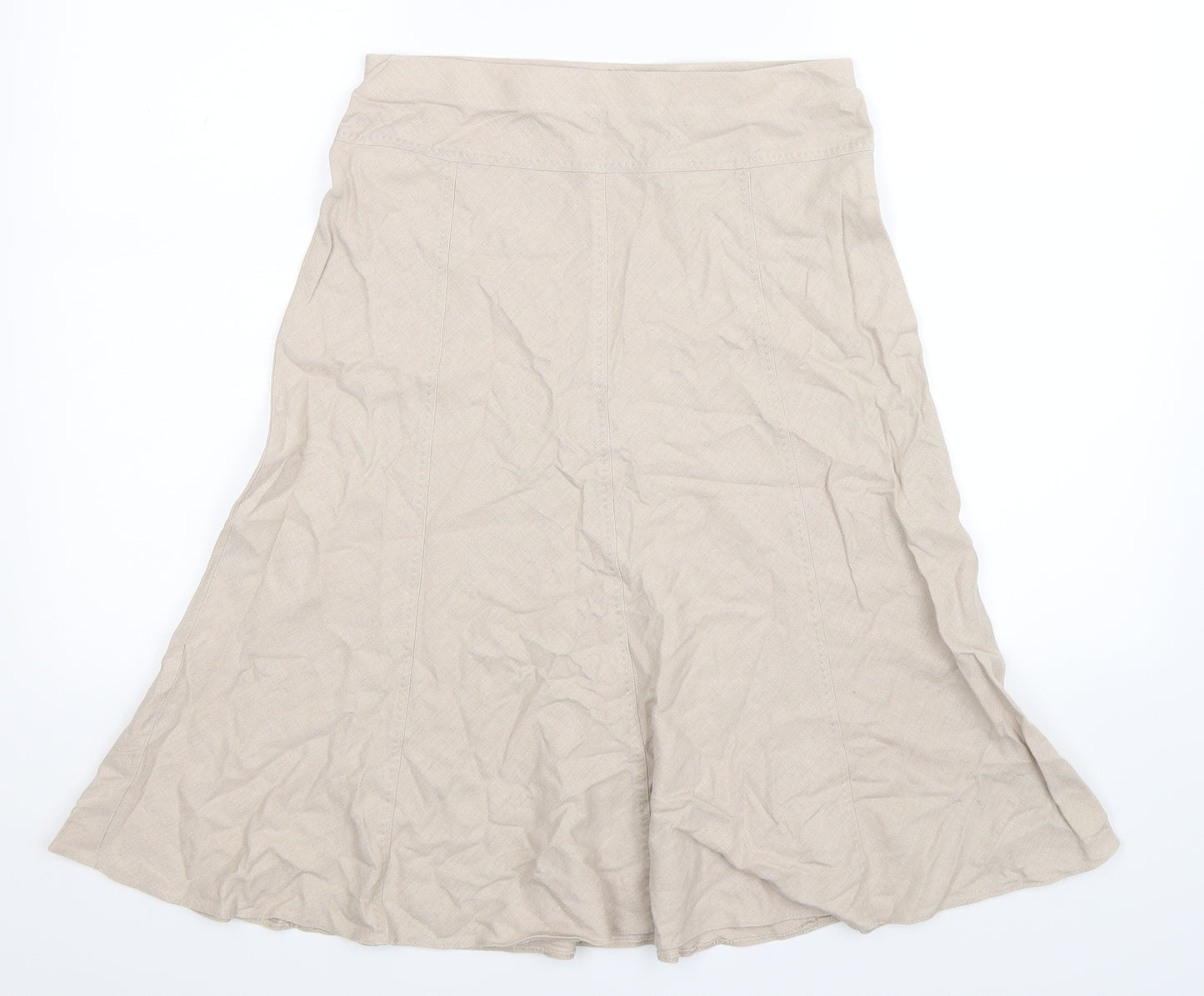 Marks and Spencer Womens Grey   Flare Skirt Size 8