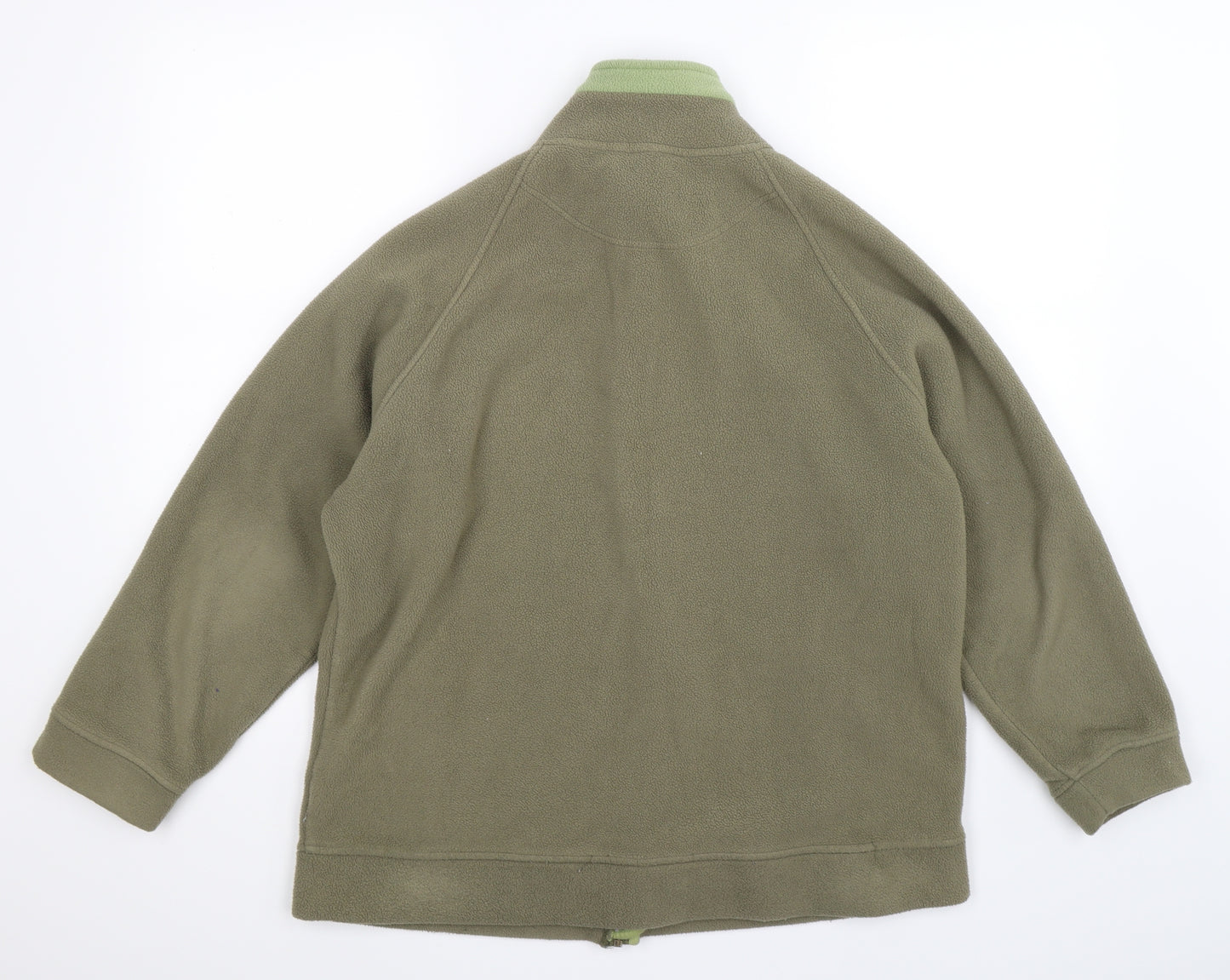 Marks and Spencer Womens Green  Fleece Jacket  Size 16
