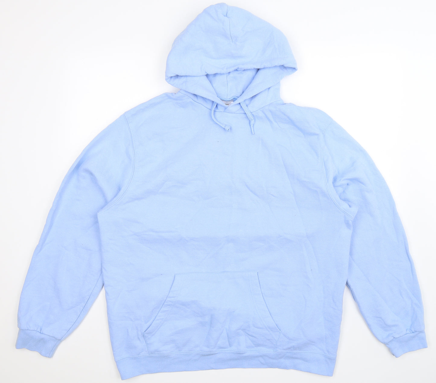 B&C Mens Blue   Pullover Hoodie Size 3XL