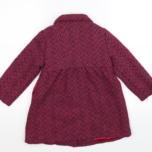 Penelope Mack Girls Pink   Overcoat Coat Size 6 Years
