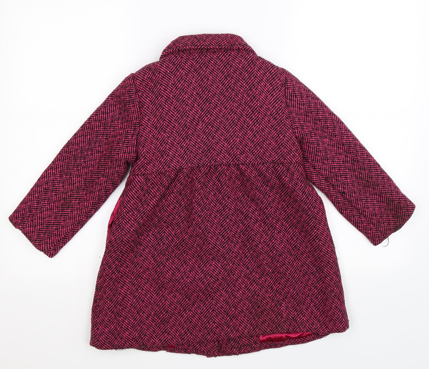 Penelope Mack Girls Pink   Overcoat Coat Size 6 Years