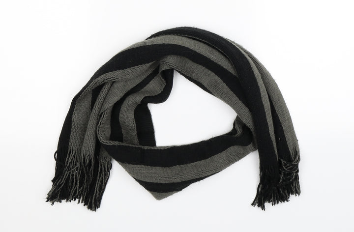 Cedar Wood State Mens Multicoloured Striped Knit Scarf  One Size