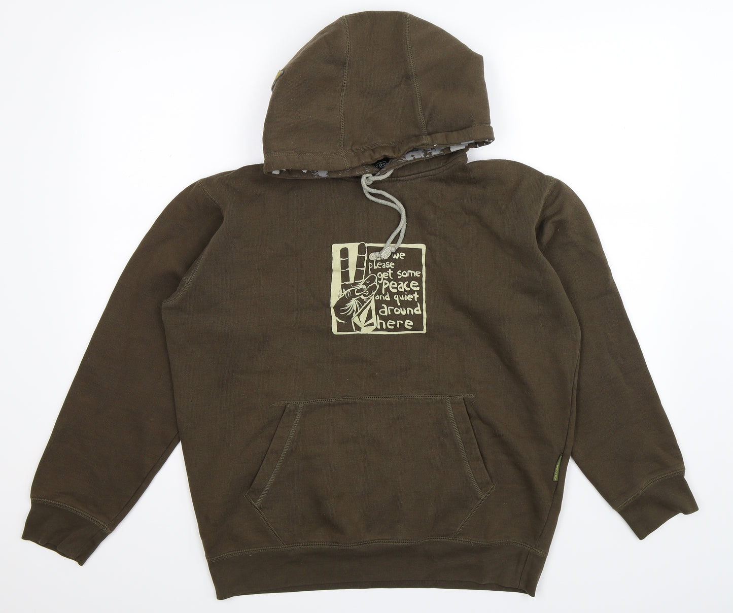Volcom Mens Grey   Pullover Hoodie Size S