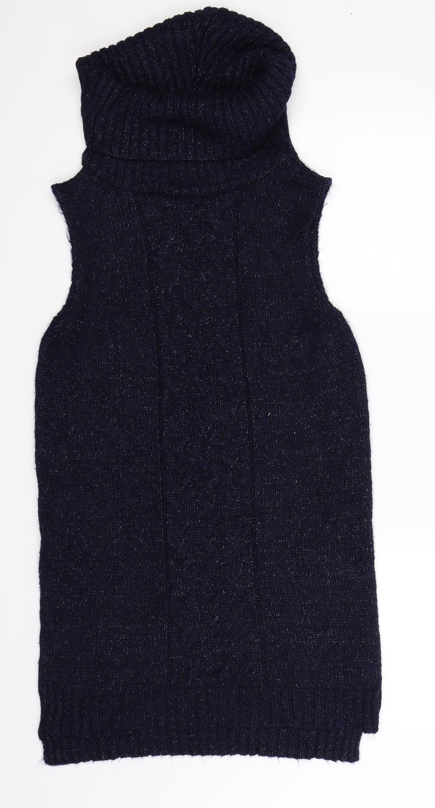 George Womens Blue  Knit Pullover Jumper Size 10