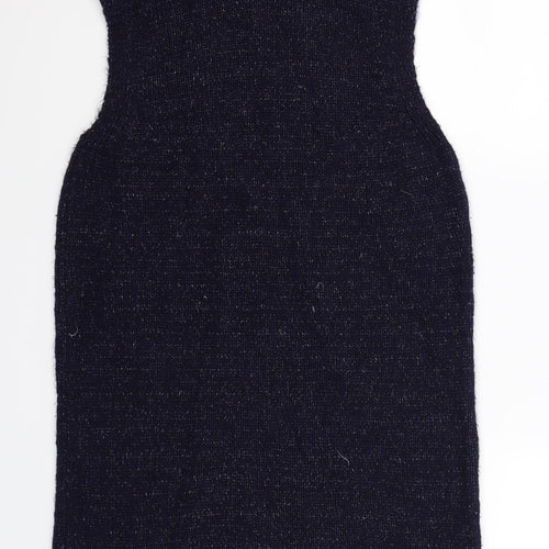 George Womens Blue  Knit Pullover Jumper Size 10