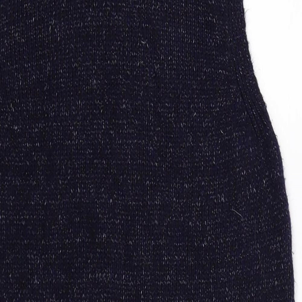 George Womens Blue  Knit Pullover Jumper Size 10