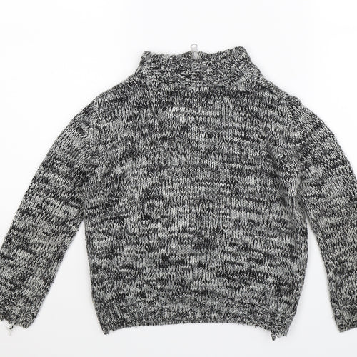 Freaky Clothing 1964 Boys Grey  Knit Pullover Jumper Size 5-6 Years