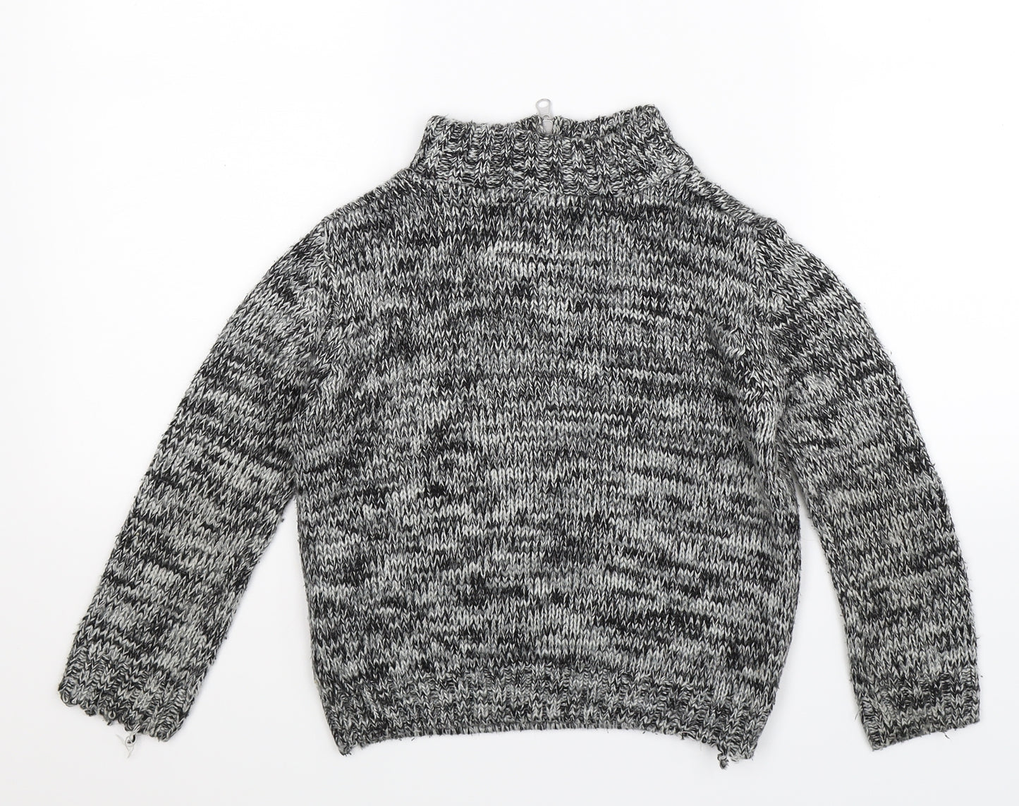 Freaky Clothing 1964 Boys Grey  Knit Pullover Jumper Size 5-6 Years