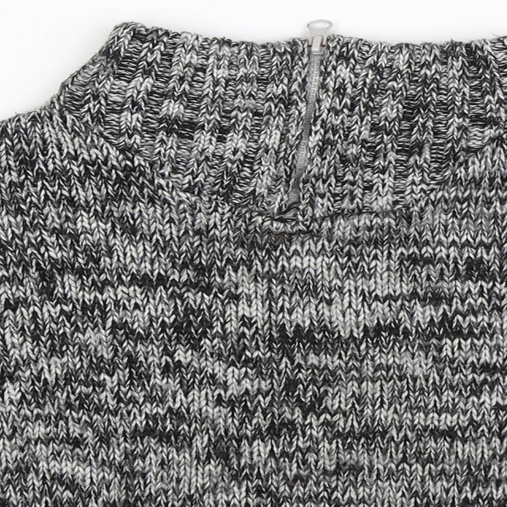 Freaky Clothing 1964 Boys Grey  Knit Pullover Jumper Size 5-6 Years