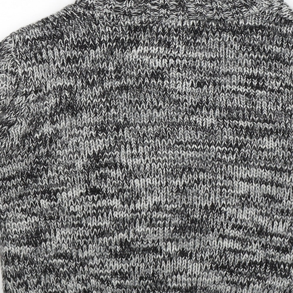 Freaky Clothing 1964 Boys Grey  Knit Pullover Jumper Size 5-6 Years