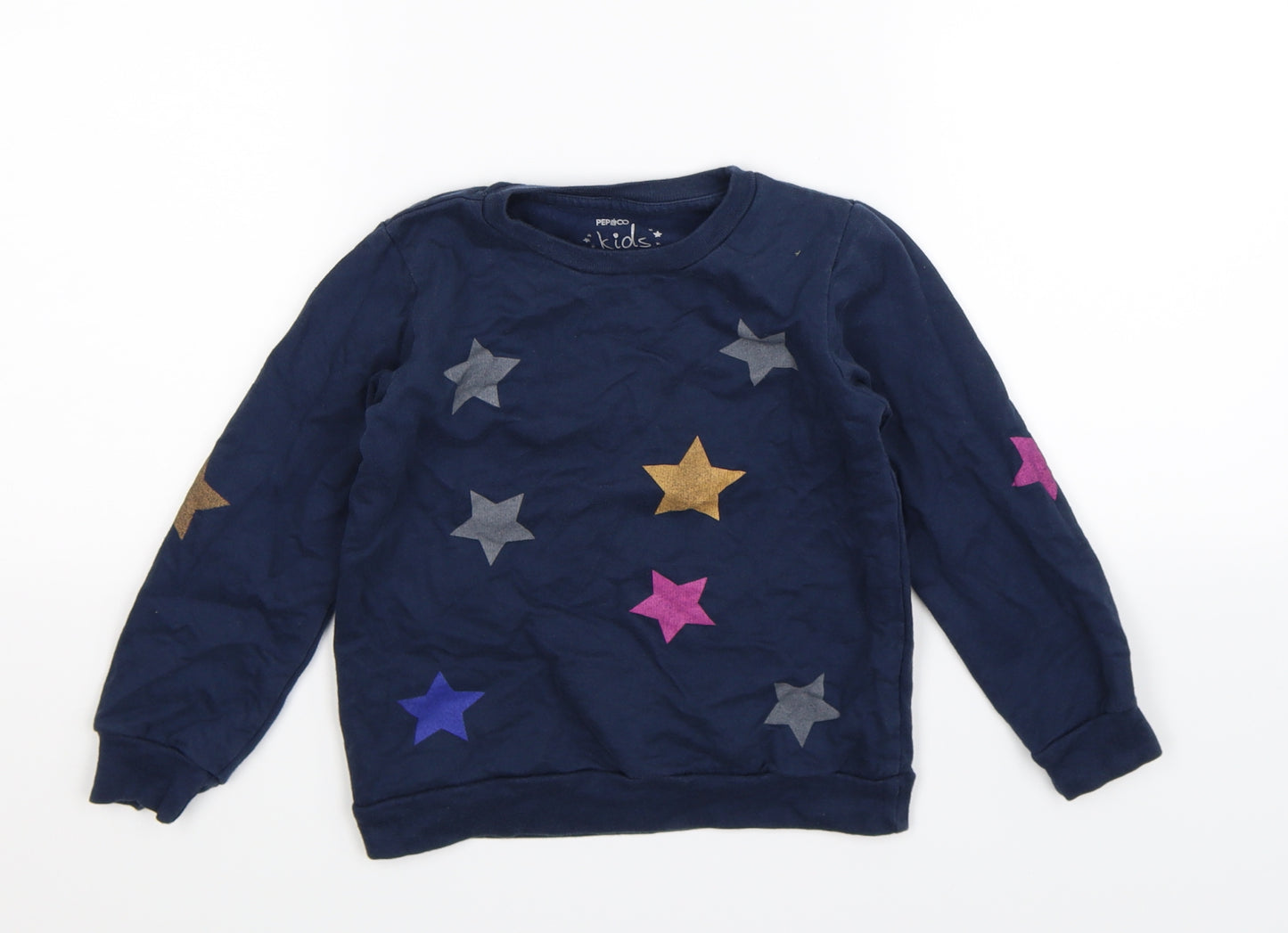 Pep&Co Boys Blue   Pullover Sweatshirt Size 4-5 Years
