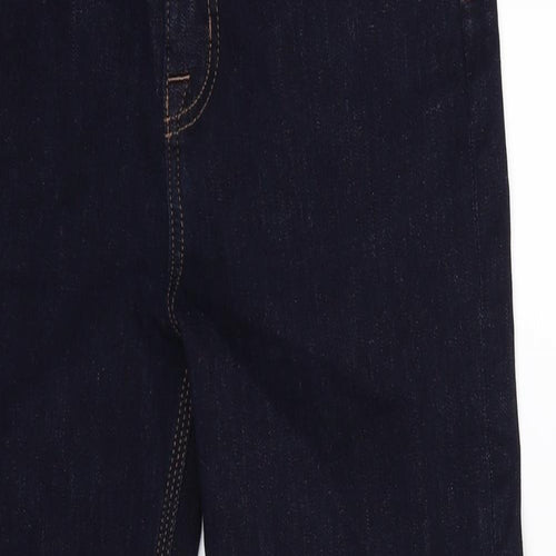 Marks and Spencer Womens Blue  Denim Straight Jeans Size 12 L28 in