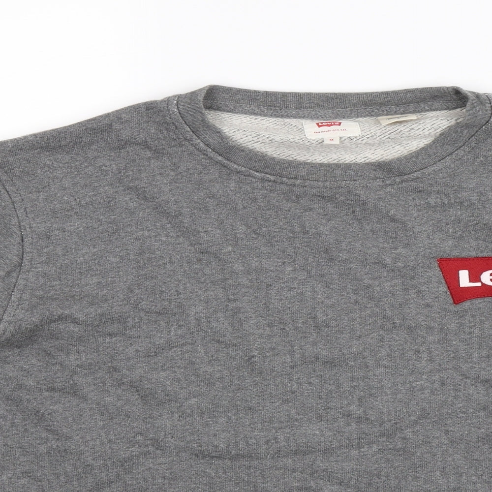 Levi's Mens Grey   Pullover Sweatshirt Size M