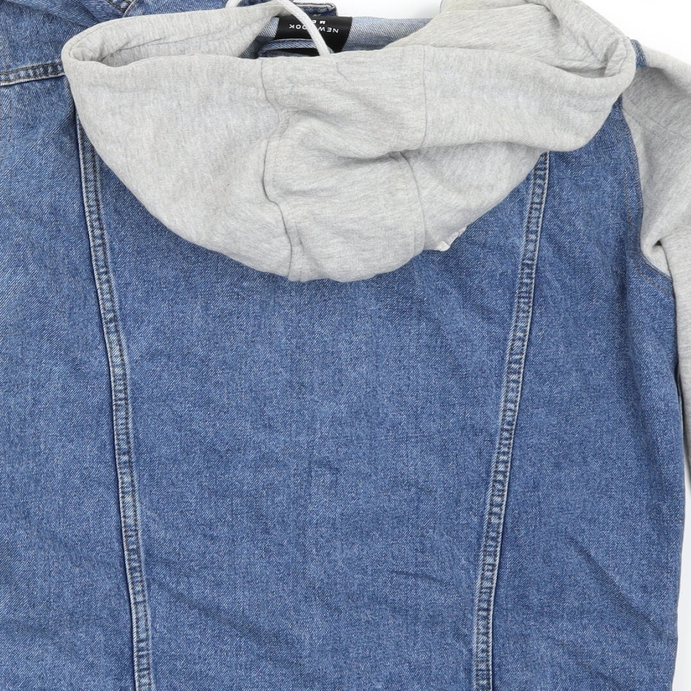 Newlook Mens Blue   Jacket Coat Size M