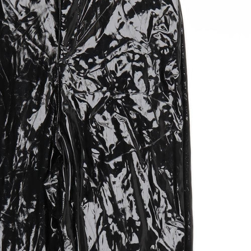 Missguided Womens Black   Trousers  Size 10 L27 in