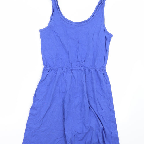 Easy Womens Blue   A-Line  Size 10