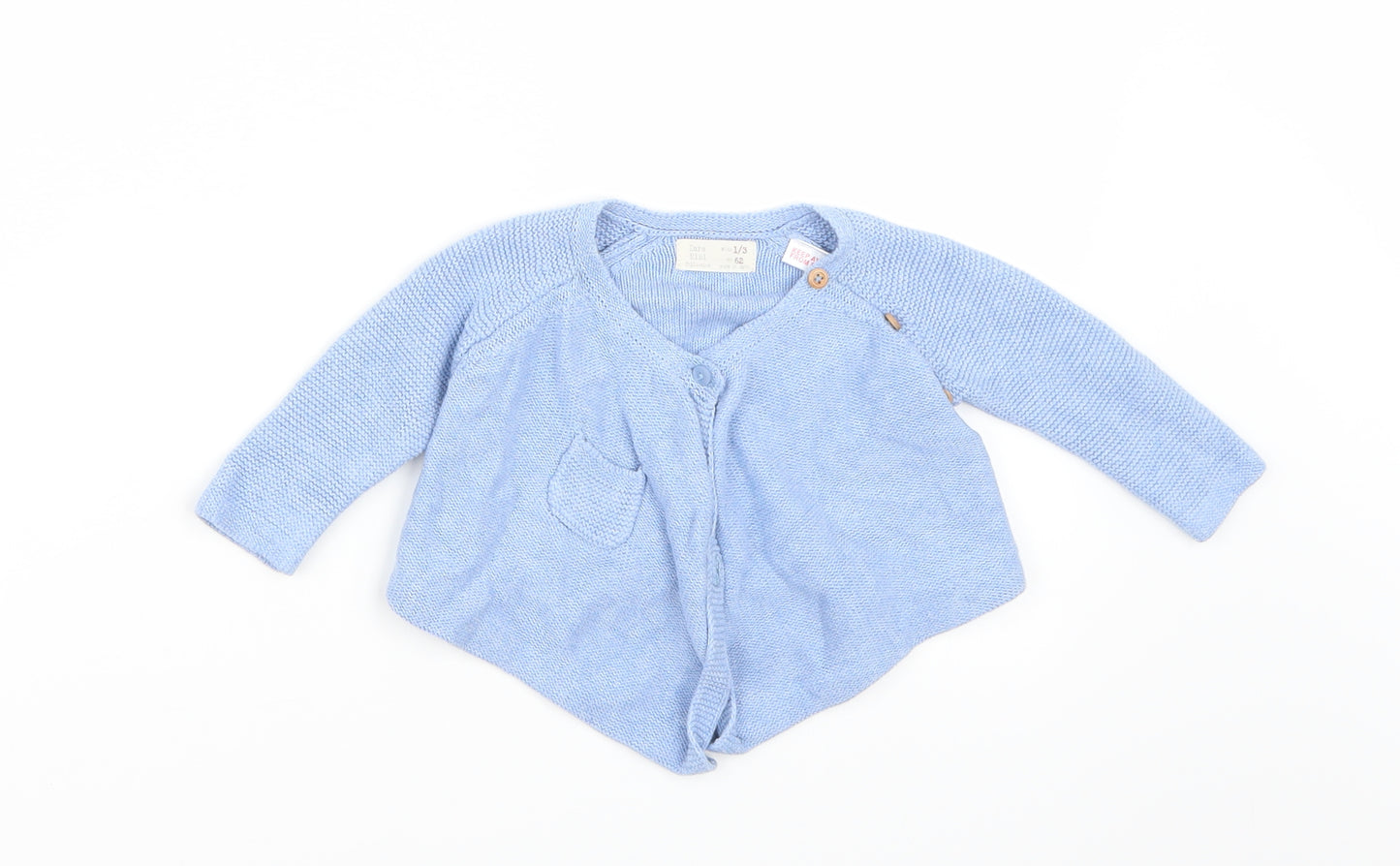 Zara  Blue   Cardigan Jumper Size 12-18 Months