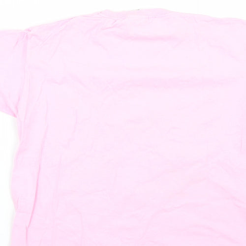 Preworn Womens Pink   Basic T-Shirt Size 8