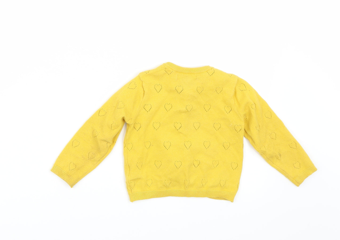 Primark  Yellow   Cardigan Jumper Size 9-12 Months