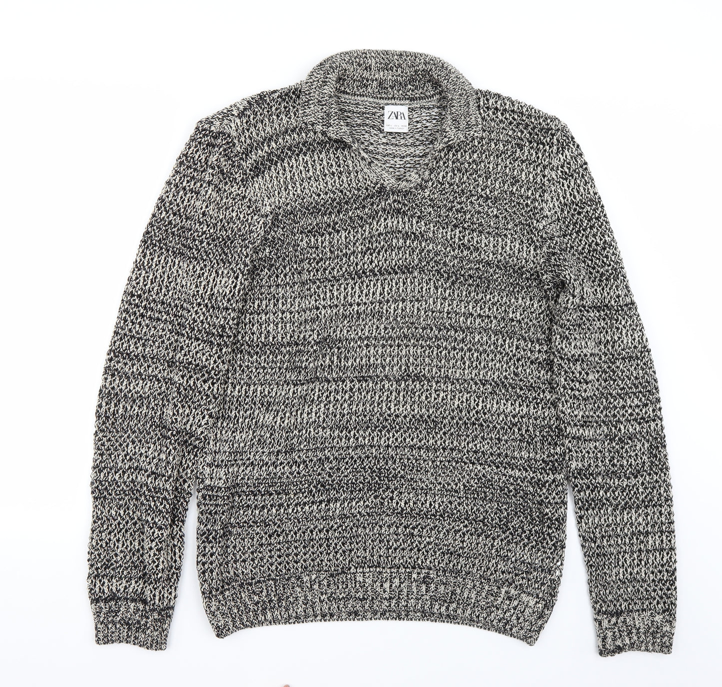 Zara Womens Beige   Pullover Jumper Size L
