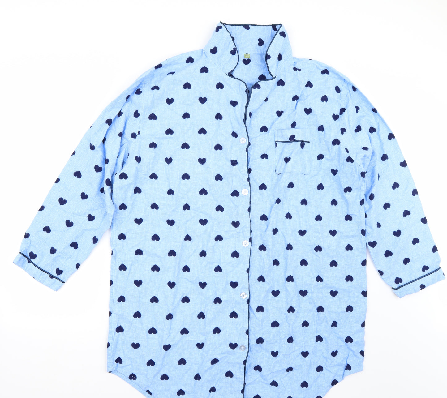 Preworn Womens Blue   Top Pyjama Top Size 24