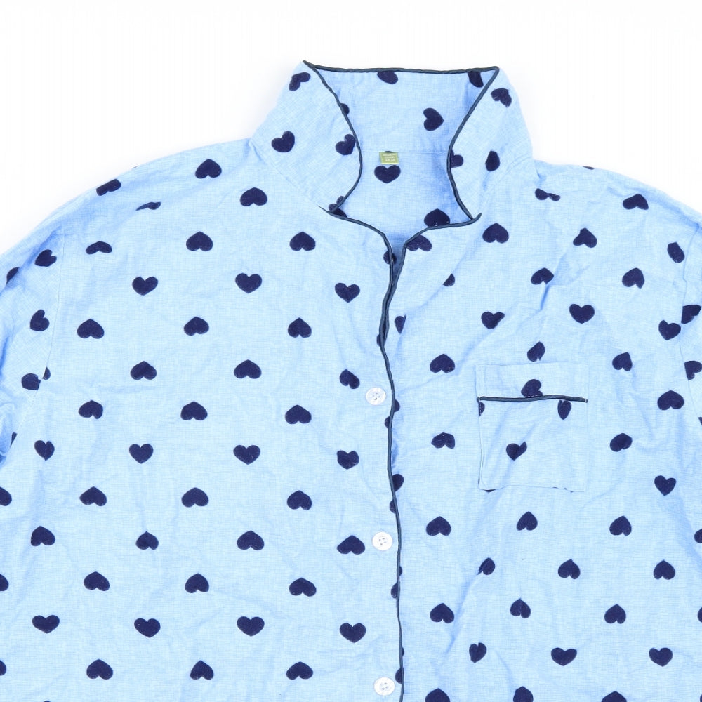 Preworn Womens Blue   Top Pyjama Top Size 24