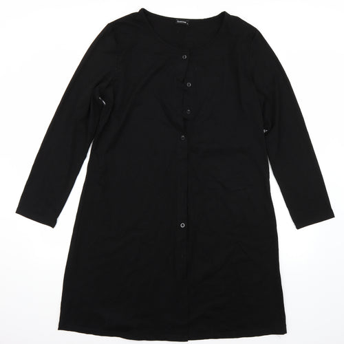 Sunnyme Womens Black  Rayon A-Line  Size XL