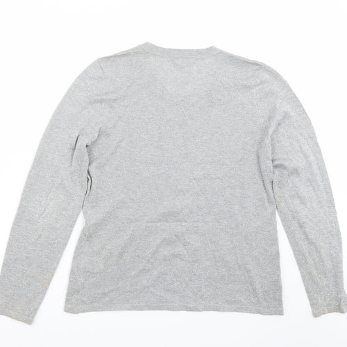 Planet Womens Silver   Pullover Jumper Size M