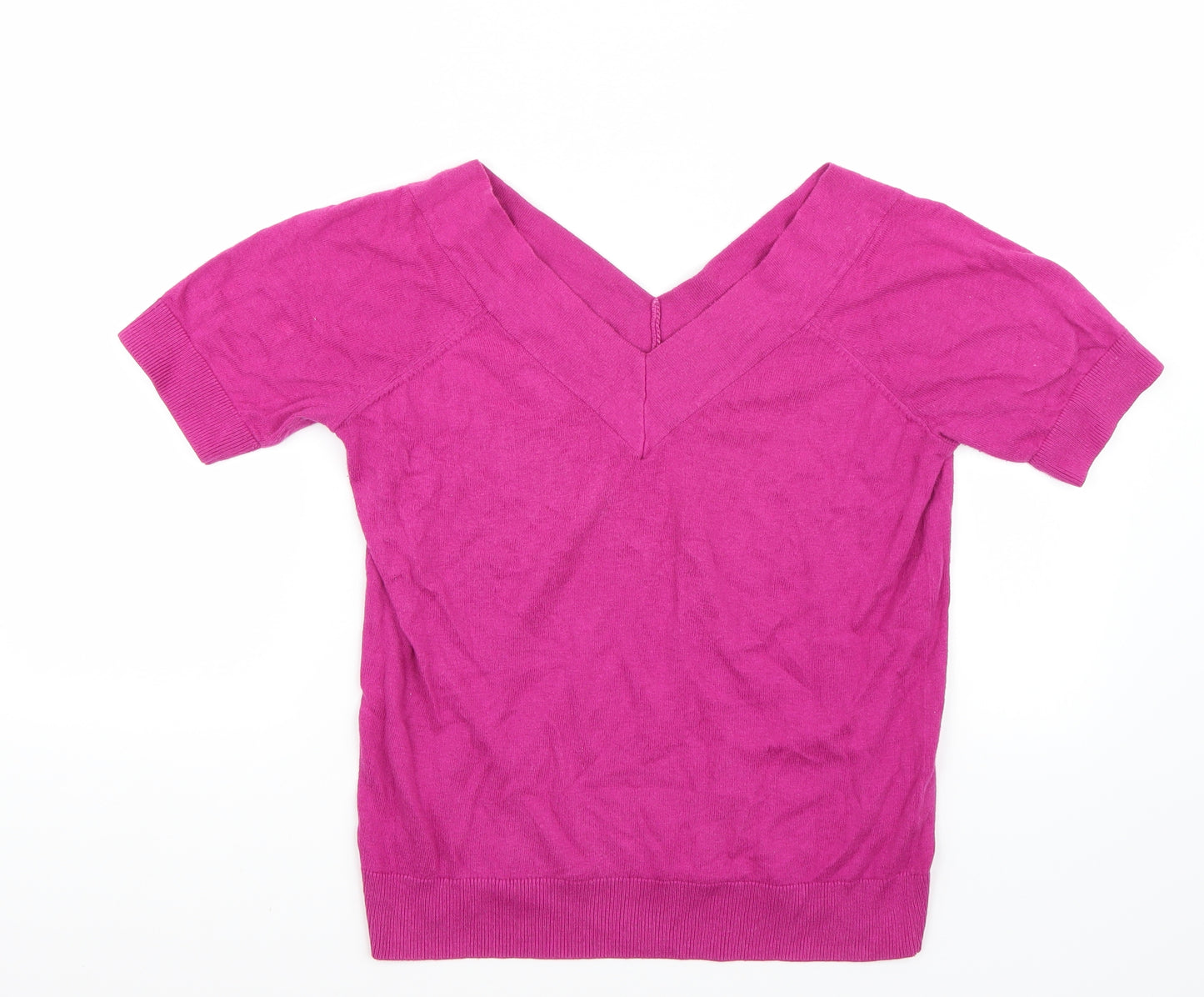 TU Womens Purple   Basic T-Shirt Size 10
