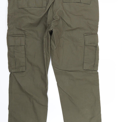 F&F Mens Green   Cargo Trousers Size 36 L29 in