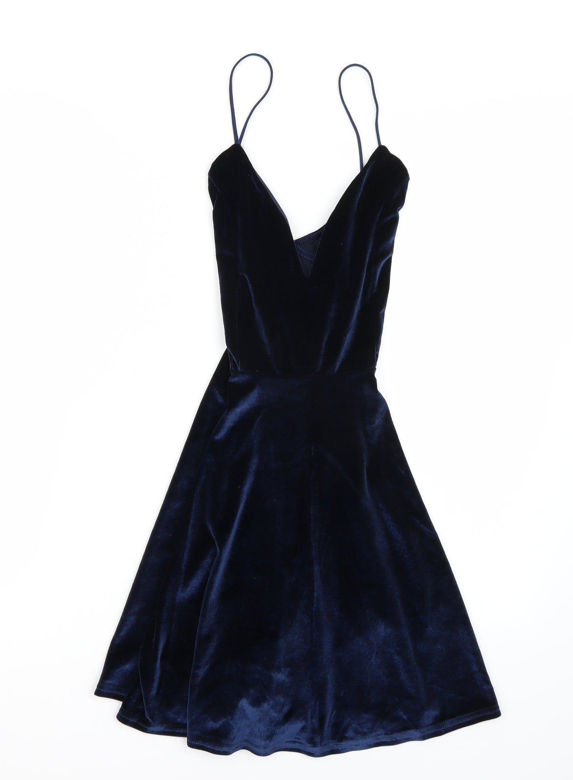 Boohoo Womens Blue   A-Line  Size M