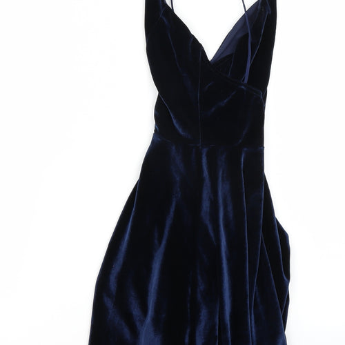 Boohoo Womens Blue   A-Line  Size M