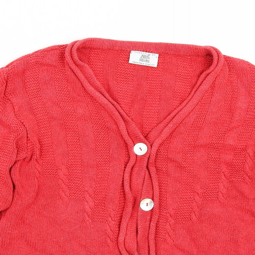 Alba Moda Womens Red   Cardigan Jumper Size 10