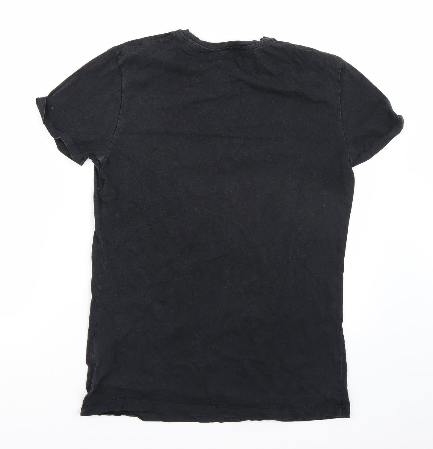 TU Mens Black    T-Shirt Size M