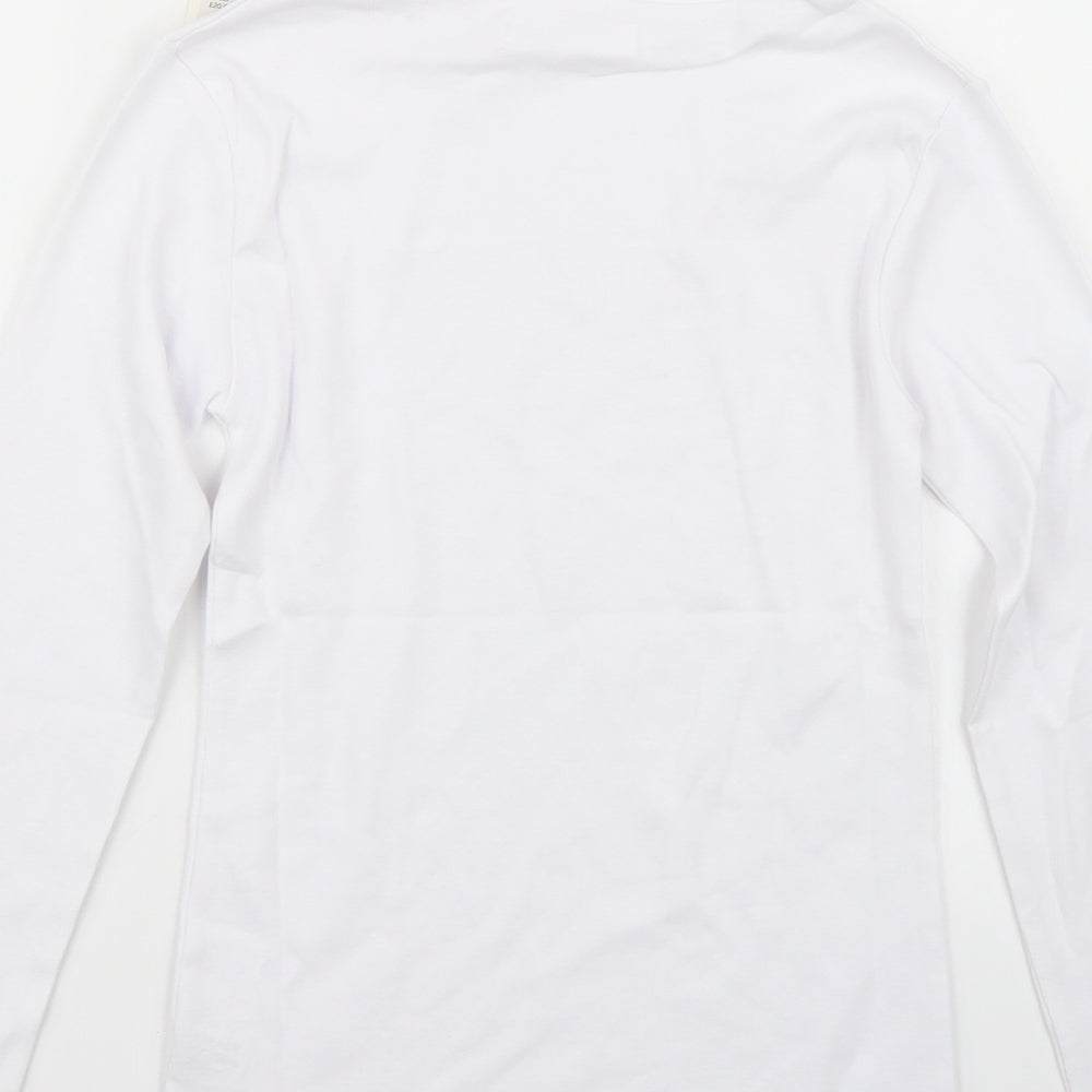 Brody Womens White   Basic T-Shirt Size S