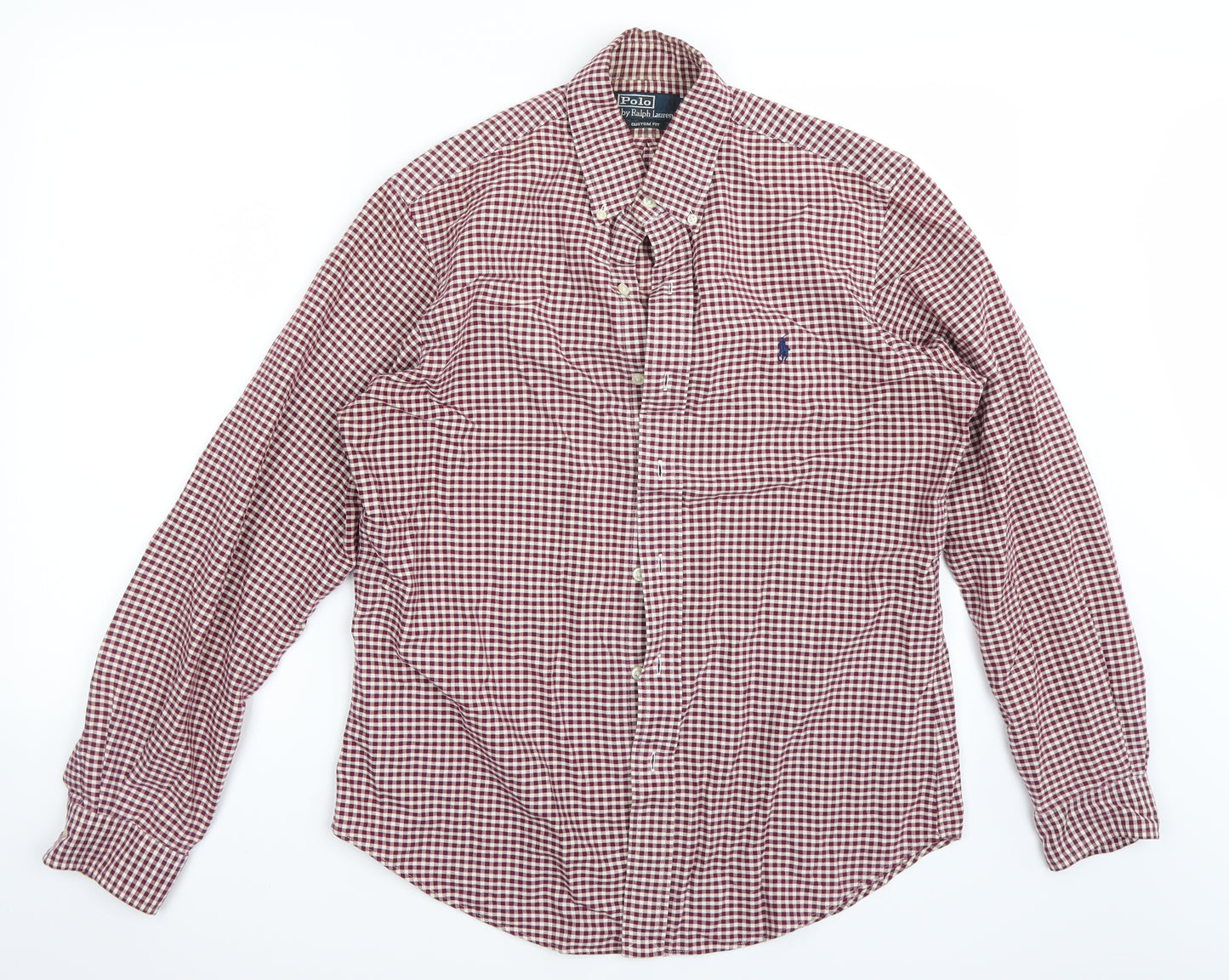 Polo Ralph Lauren Mens Purple    Button-Up Size M