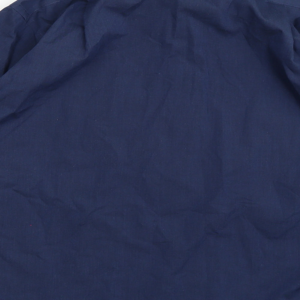 Marks Mens Blue    Button-Up Size 15.5