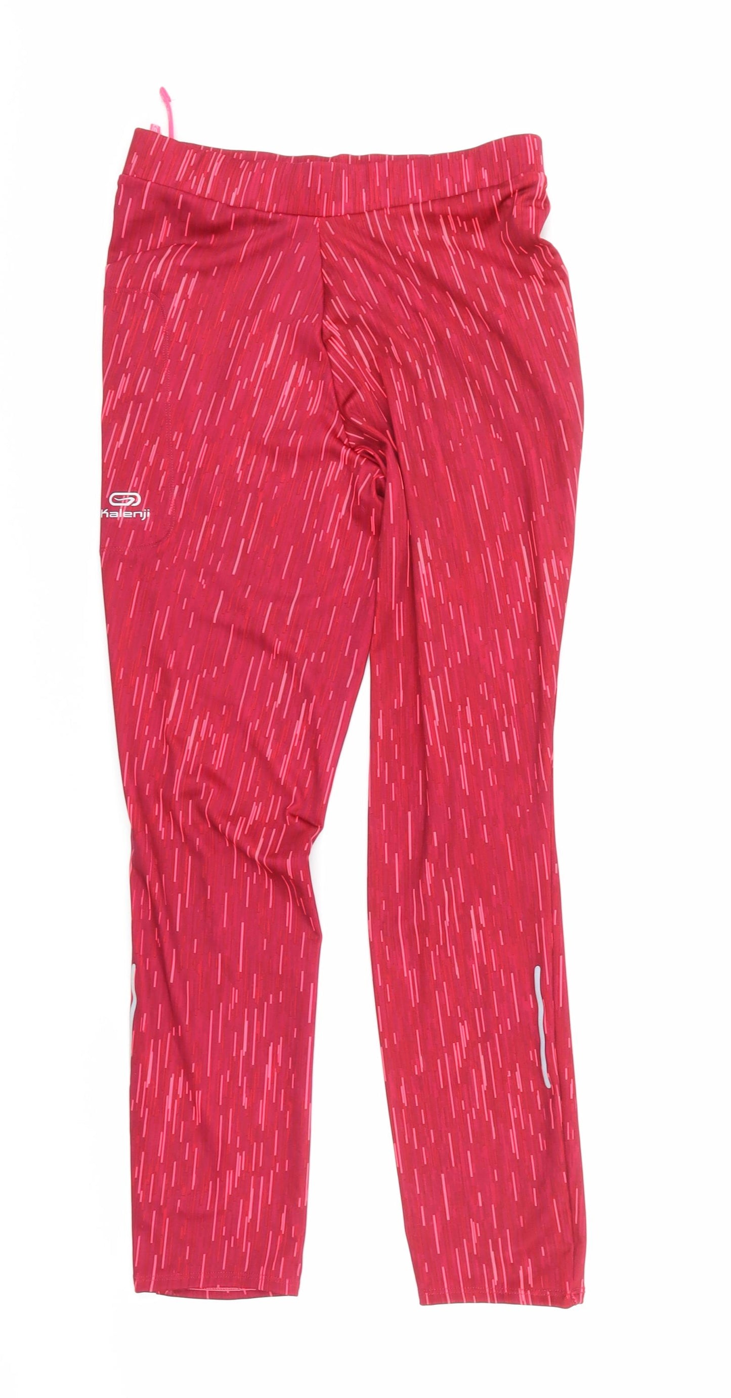 Kalenji Womens Purple   Capri Leggings Size 24 in L23 in