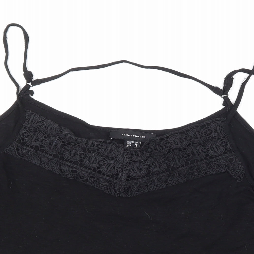 Atmosphere Womens Black   Basic Tank Size 10