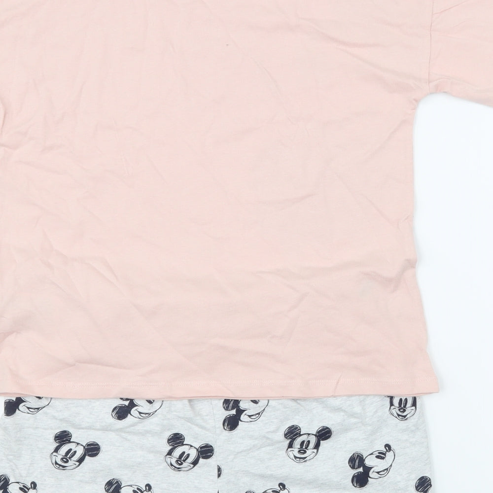 Marks and Spencer Girls Pink   Top Pyjama Set Size 12-13 Years