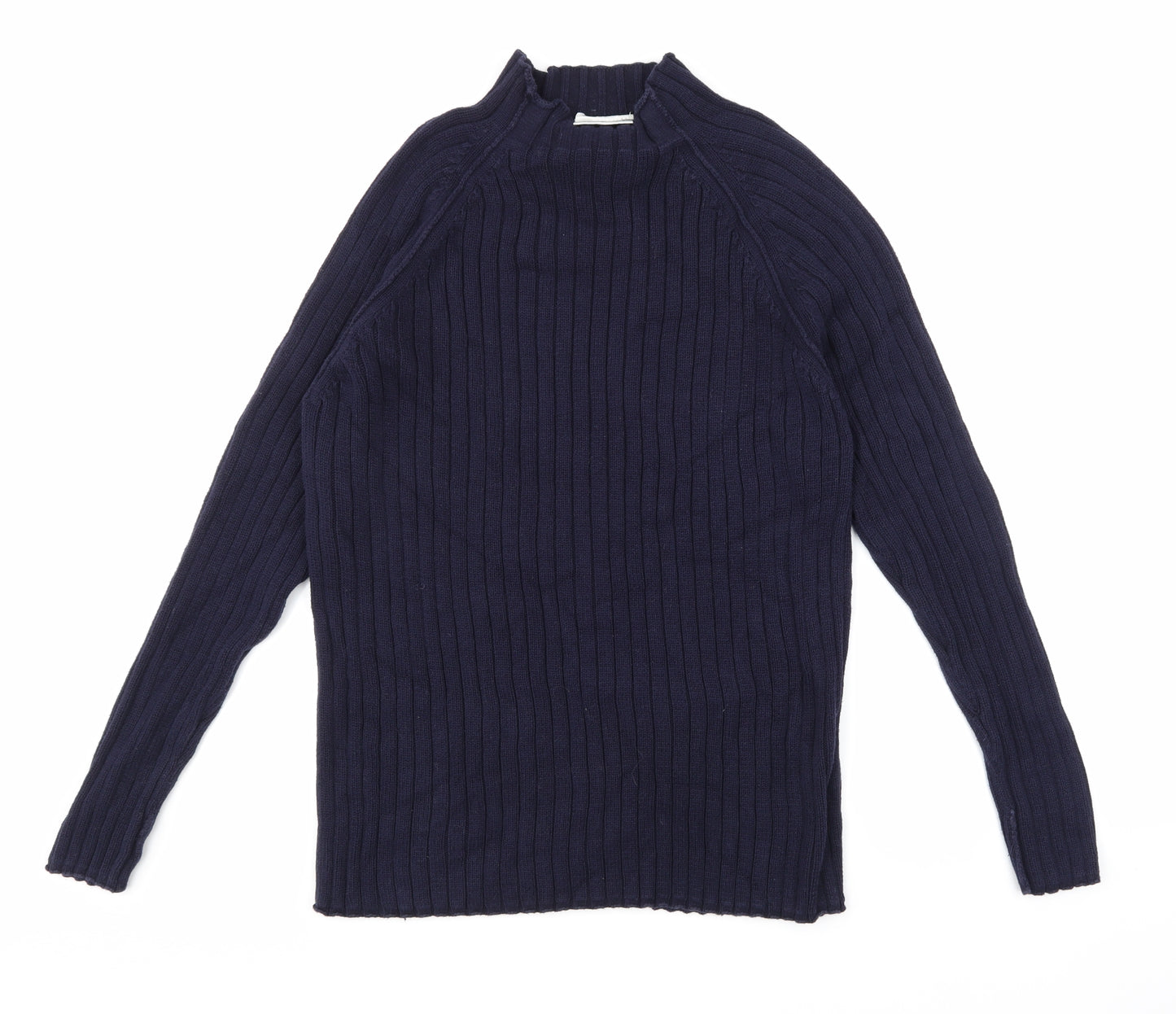 Plus Collection Womens Blue  Knit Pullover Jumper Size 16