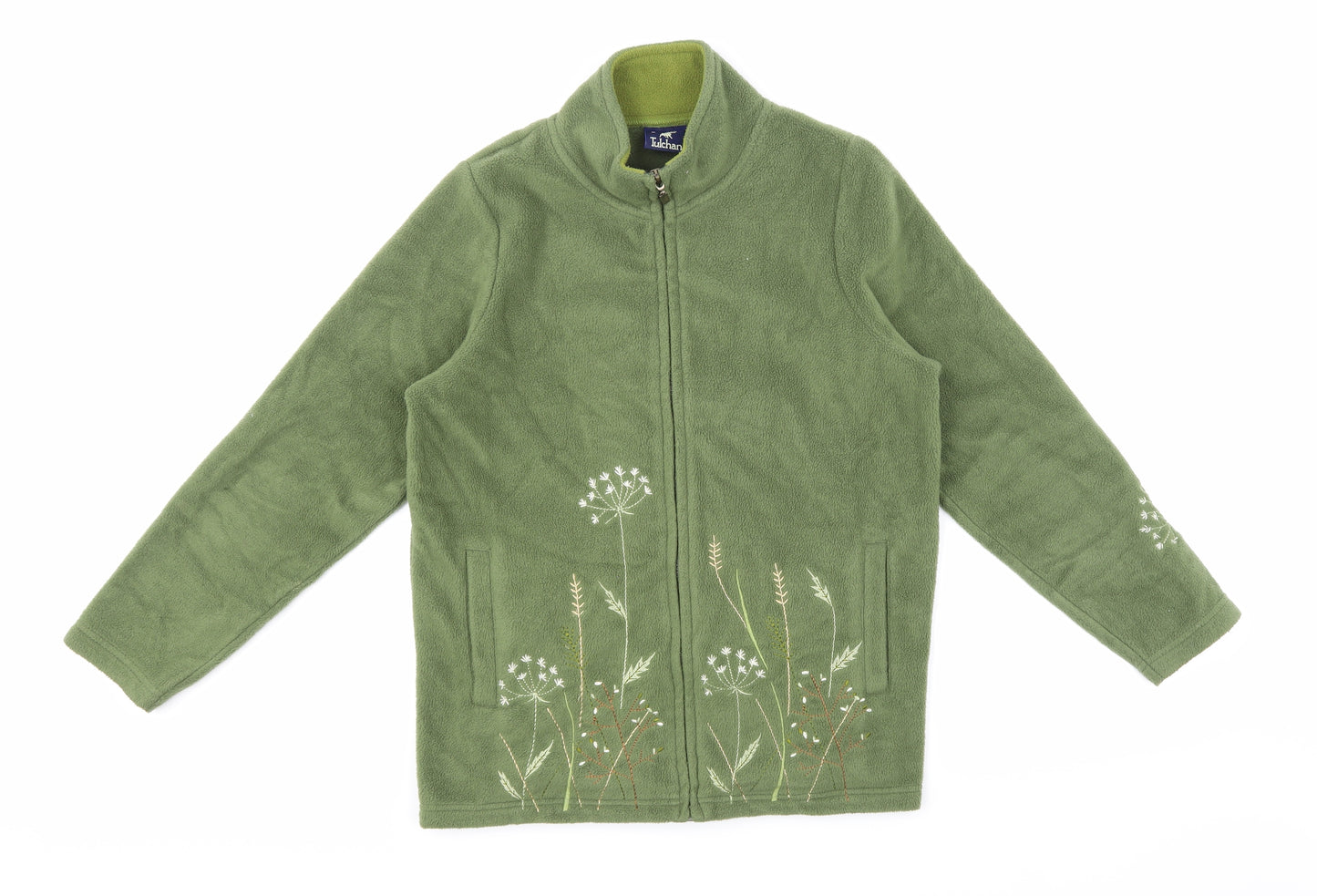 Tulchan Womens Green  Fleece Jacket  Size S