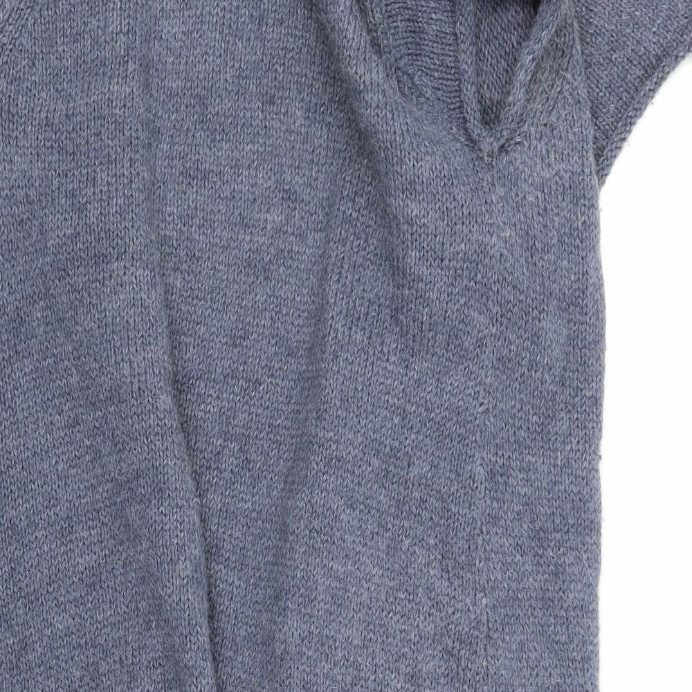 White Stuff Womens Blue  Knit Cardigan Jumper Size 12
