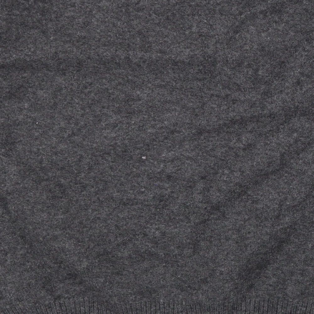 Fashion Affairs Mens Grey  Knit Pullover Jumper Size L