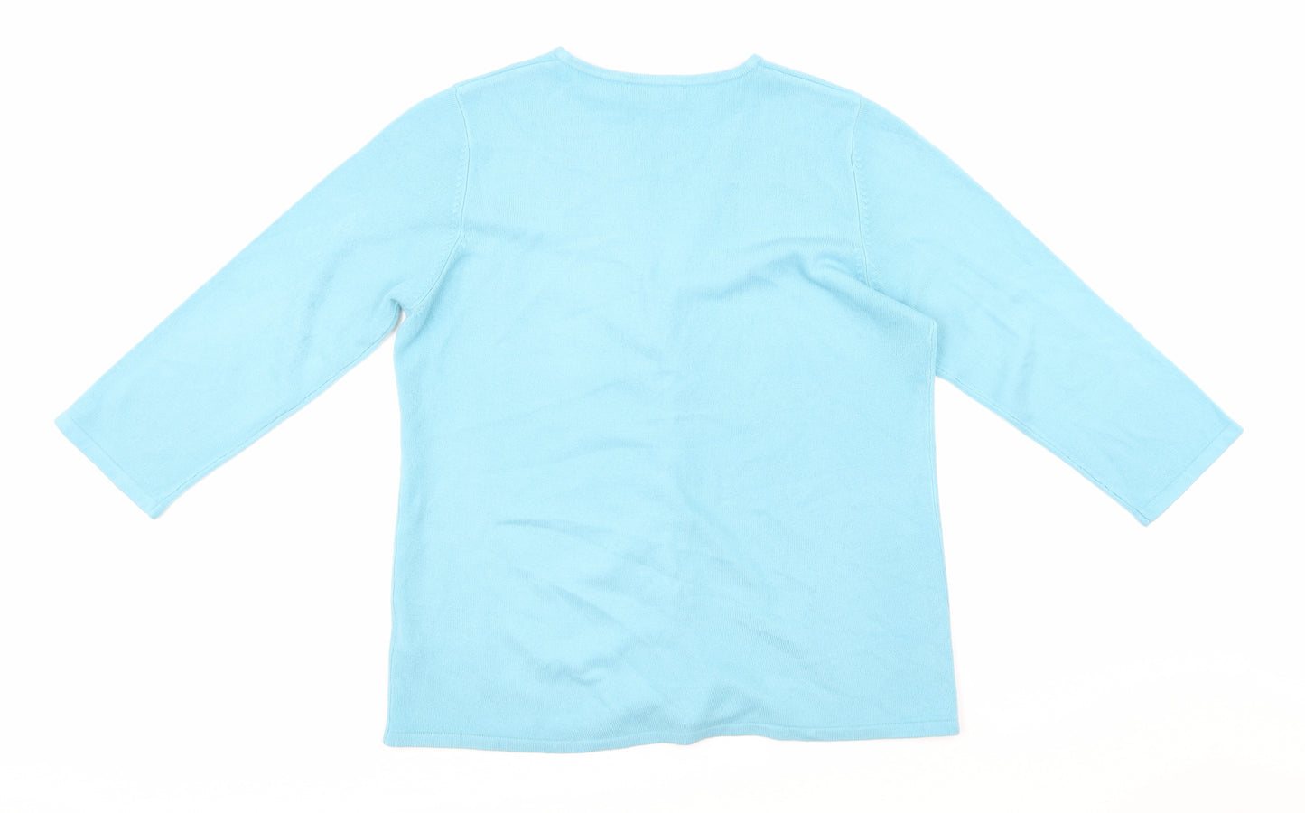 BHS Womens Blue  Knit Cardigan Jumper Size 14