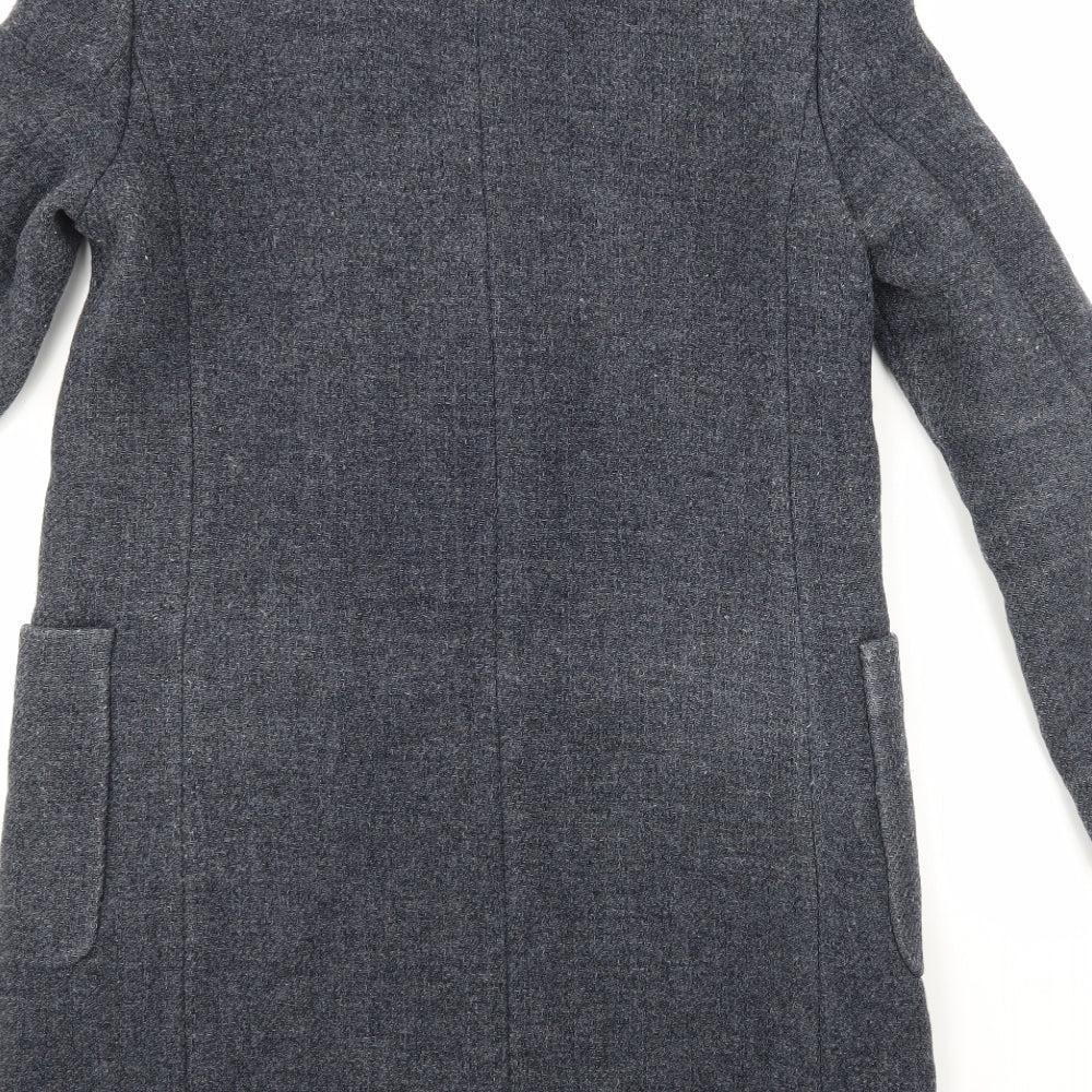 Massamino dutti Womens Blue   Jacket Coat Size 10
