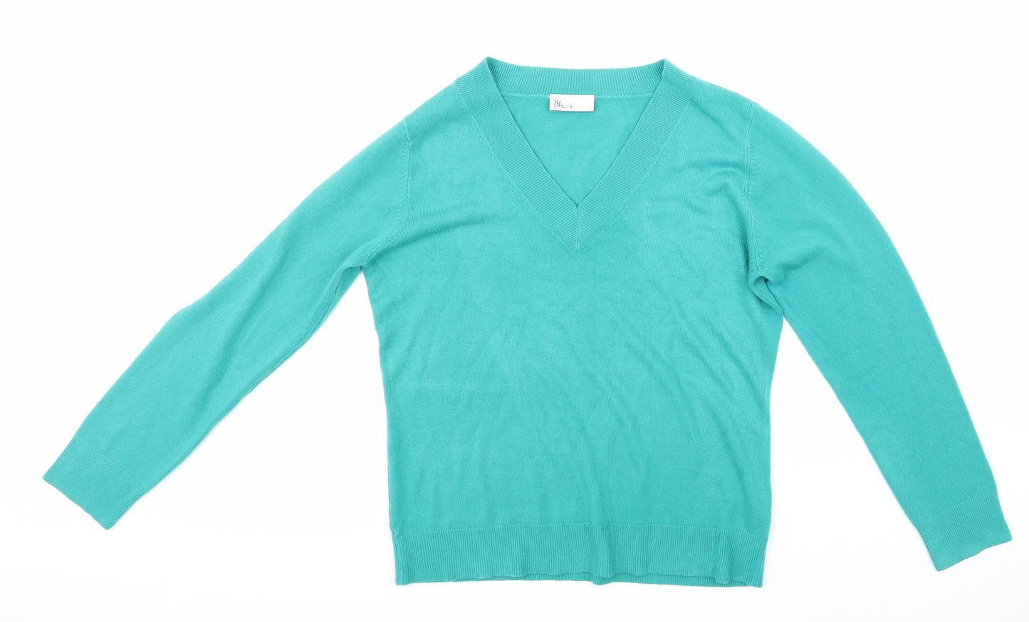 BHS Womens Blue  Knit Pullover Jumper Size 14