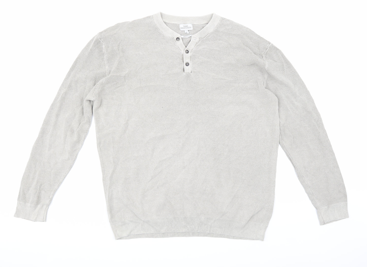 NEXT Mens Beige    T-Shirt Size XL