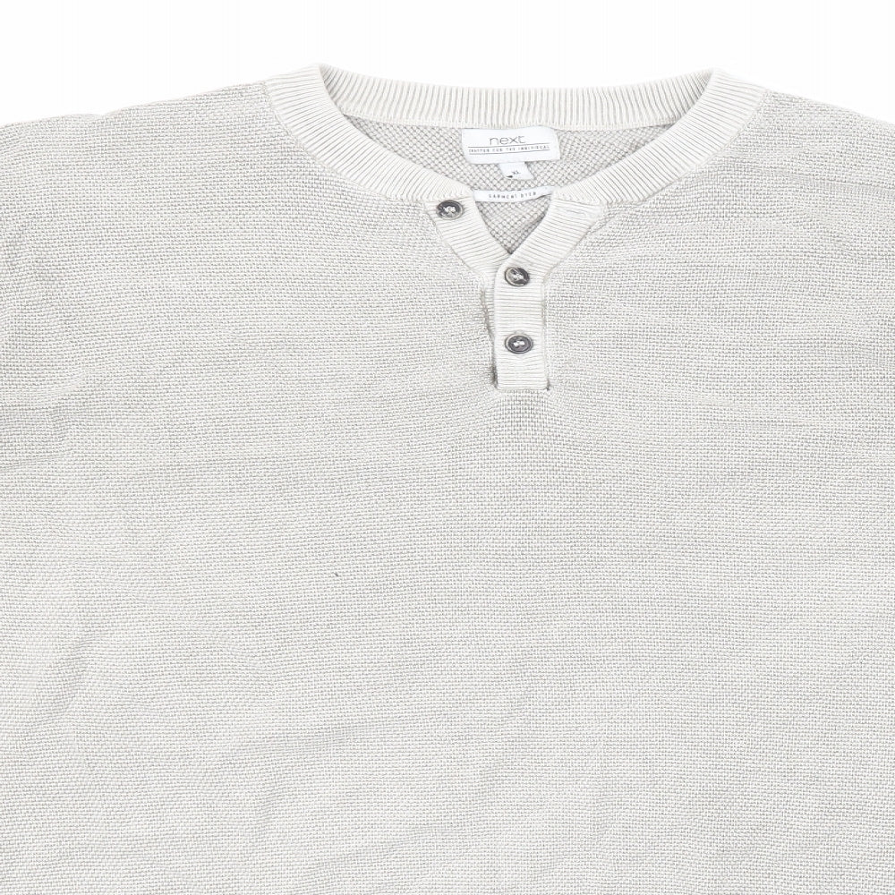 NEXT Mens Beige    T-Shirt Size XL